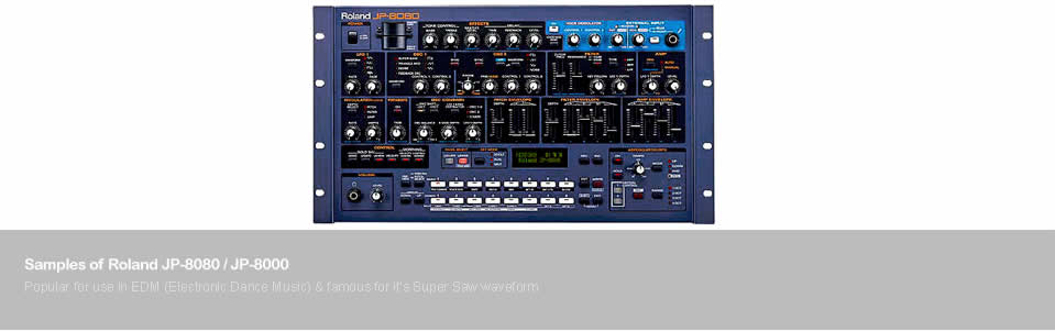 Samples of the Roland JP-8080 . JP-8000